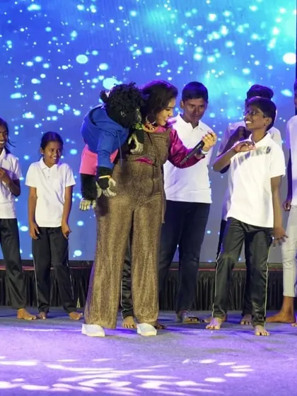 Bringing kids from the audience on stage is one of my favorite things to do. It makes the show interactive and gives them a memory they'll never forget.