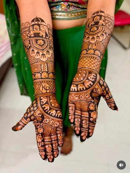 Kanha Mehandi - Bridal Mehndi Intricate Hand Designs photo 20