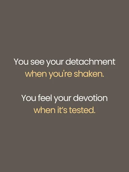 In life and in yoga, we often encounter a "third" element, a challenge that tests our commitment. This could be a craving, a distraction, or a difficult situation. This is not an enemy. It is a revealer, exposing the true depth of our devotion and detachment (Vairagya) only when we are shaken.