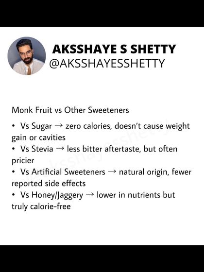 Monk fruit is a natural, zero-calorie sweetener that doesn't spike blood sugar, making it a great sugar substitute for weight management and for people with diabetes. I break down its benefits and how it compares to other sweeteners.
