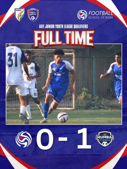 A narrow 0-1 loss, but we are proud of the fight and the heart shown on the pitch. The journey continues.