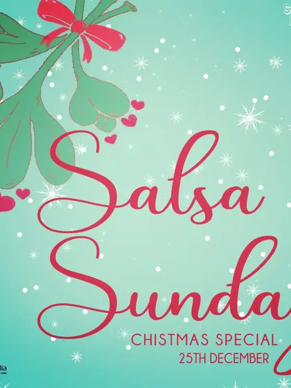 The holidays are a special time for our dance family. Our Christmas Special Salsa Sunday is an annual tradition, where everyone dresses up in festive colors to celebrate with great music and even better company on the dance floor.