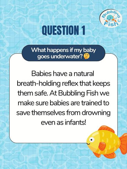 The Bubbling Fish - Swimming Lessons for Infants & Toddlers Parenting & Swim FAQs photo 3
