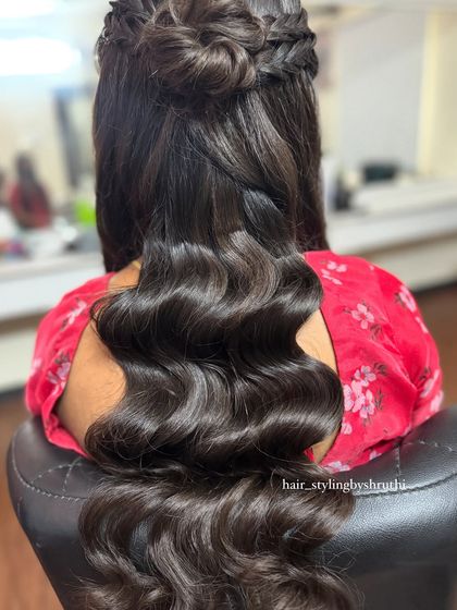 Shruthi - Bridal & Event Hairstyling Modern Styles for Sangeet & Receptions photo 24