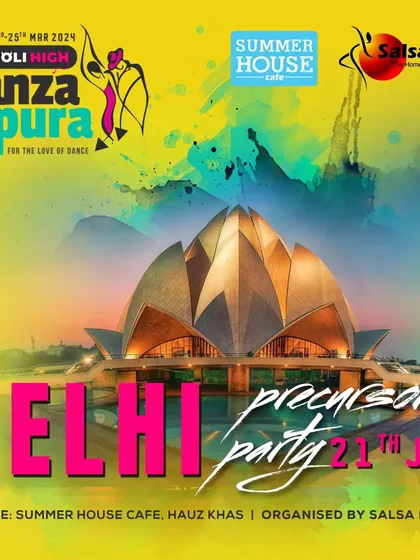Announcing the official Delhi precursor party for Danzapura at the city's favorite spot, Summer House Cafe. Join us to celebrate dance and get a taste of the festival vibe.