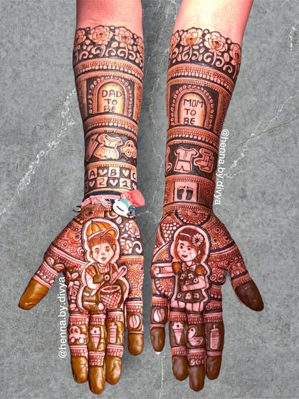 Baby Shower & Godh Bharai Henna photo 4