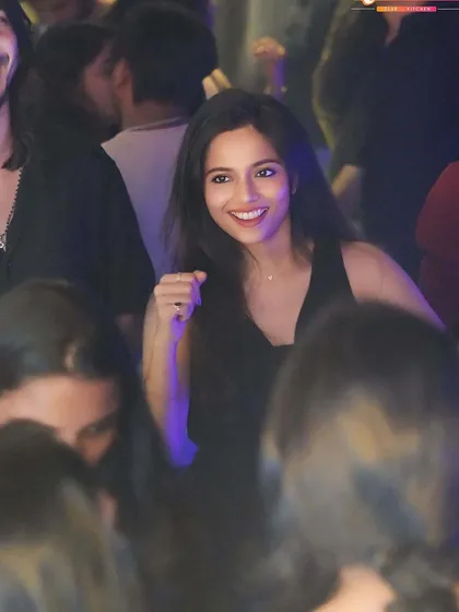 A guest smiling and dancing. My goal is to create a night filled with happy moments like this.