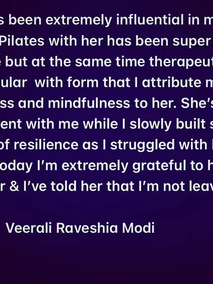 So blessed to have met this beautiful soul through my work. Helping clients build resilience and overcome back issues is incredibly rewarding.
