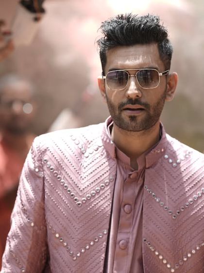 A close-up look of me in my element, making an impactful entry. The attitude and energy must be right from the very first step.