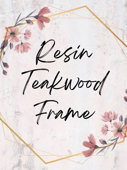 Our Resin Teakwood Frames are a popular choice for a classic and durable way to display your wedding memories.