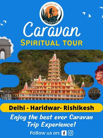 Another look at our Delhi to Haridwar and Rishikesh spiritual tour, designed for the best caravan trip experience.