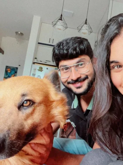 Getting a happy selfie with one of our guests is the best part of our day. When you choose our pet home boarding service, you're choosing people who will love and care for your pet as one of their own.