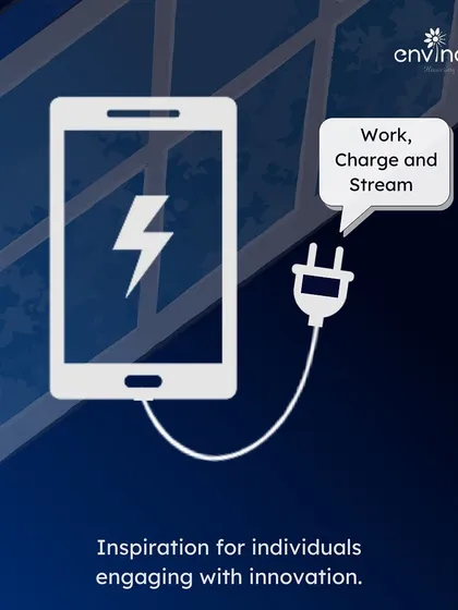 The core function of our Solar Hub is to provide power when you need it most. This graphic represents the fundamental promise of our service: a reliable place to charge your devices and stay connected.