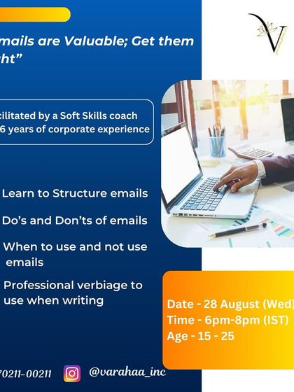 Your emails represent you professionally, so it's important to get them right. Facilitated by a soft skills coach with 26 years of corporate experience, this workshop teaches you how to structure emails and use professional language effectively.