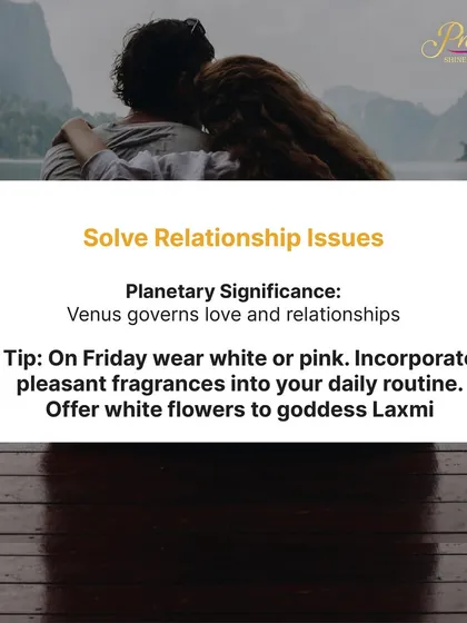 For relationship issues, we turn to Venus, the planet of love. This simple astrological hack suggests wearing specific colors and using pleasant fragrances on Fridays to align with Venus's energy and invite harmony into your connections.