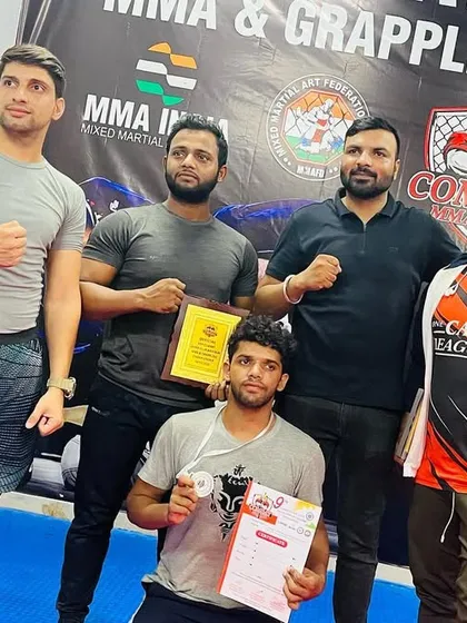 Our team members with their awards after the Inter-Club championship.
