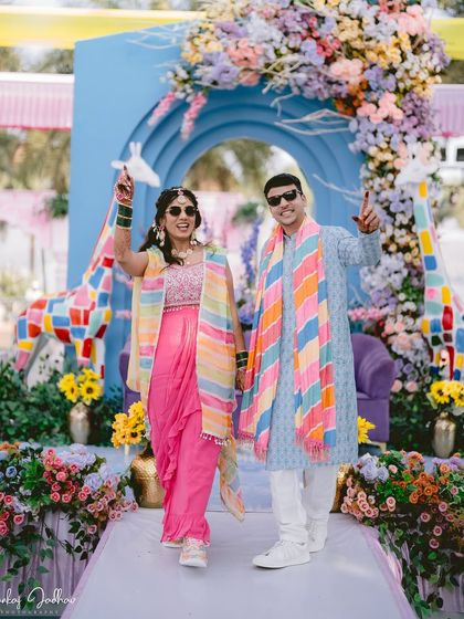 Vibrant Haldi Celebrations photo 14