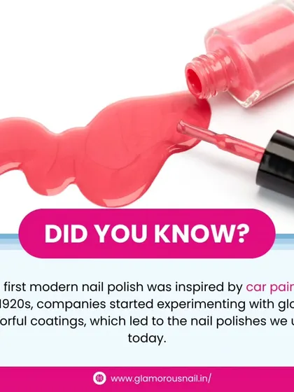 A fun fact for all nail lovers. Did you know that modern nail polish was inspired by car paint? It's part of the fascinating history of our industry.