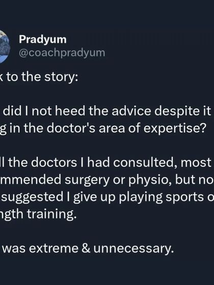 Pradyum - Personalized Strength Training Debunking Fitness Bullshit photo 7