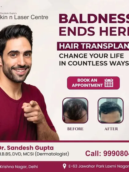 Before and after images show the transformative power of a hair transplant. It's not just about hair, it's about changing your look and boosting your confidence.
