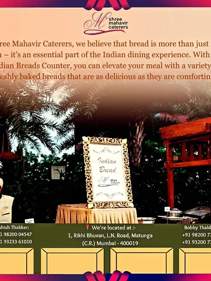 A meal is incomplete without fresh bread. My Indian Breads counter features a live tandoor and skilled chefs to serve a variety of hot naan, kulcha, and rotis, complementing your main courses perfectly.