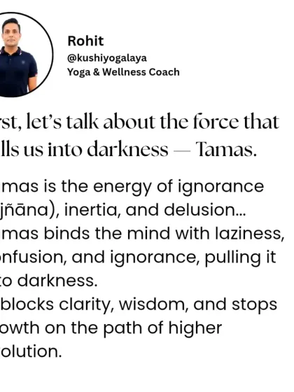 Rohit N - Yoga Teacher Training The Science of Yoga & Ayurveda photo 36