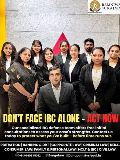 You do not have to face IBC proceedings alone. Our specialized IBC defense team offers initial consultations to assess your case's strengths and protect what you have built before time runs out.