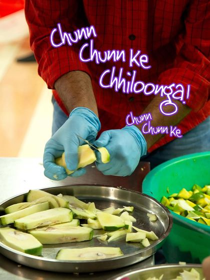 "Chun chun ke chhiloonga!" We carefully select and peel each mango by hand, ensuring only the best pieces go into our aachar.