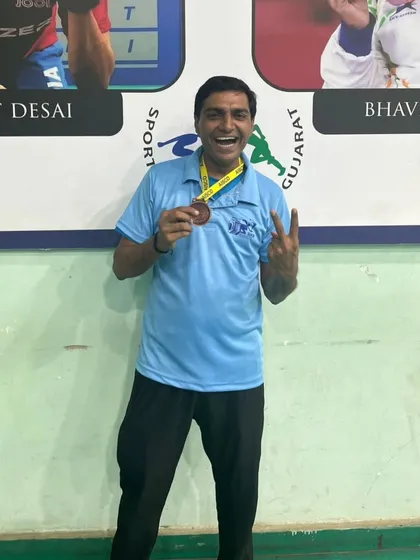 Gaurang from Spinart Academy with his bronze medal from the All India Deaf National Championship. We are incredibly proud of his dedication and achievement.