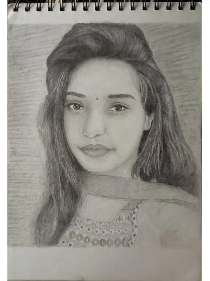 2018 ki baat hai, iss tasveer pe dil aa gaya tha. This is one of my older sketches. It's important to look back and see how far you've come.