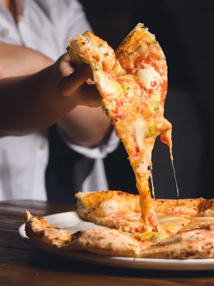 One slice equals endless happiness, especially when it's this cheesy.