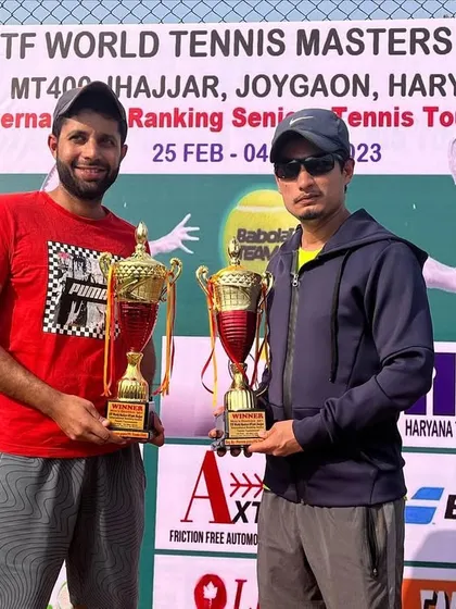 Another successful week, securing two more trophies at the ITF Masters 400. The hard work continues to pay off.