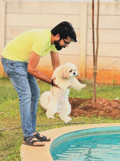 The Pawsome Camp - Dog Park & Pool Splash & Play: Our Dog Pool photo 17