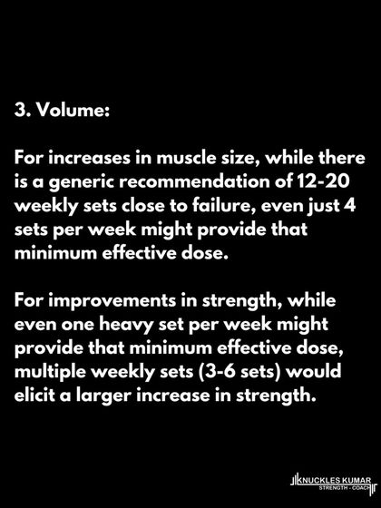 Training for strength versus size involves different variables. Strength gains are maximized with heavier loads, while muscle growth can be achieved across a spectrum of loads as long as you train close to failure. For most people, a program that develops both qualities simultaneously is the most effective approach.