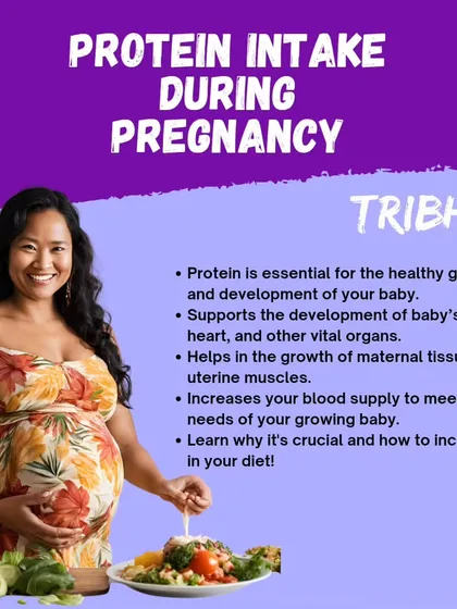 Protein is essential for your baby's growth and your own health during pregnancy. This graphic breaks down why it's so crucial to include in your diet.