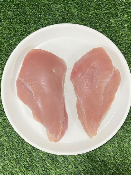 Another view of the high-quality, boneless turkey breast I offer. It's a versatile meat that can be used in various home-prepared meals for your pets.