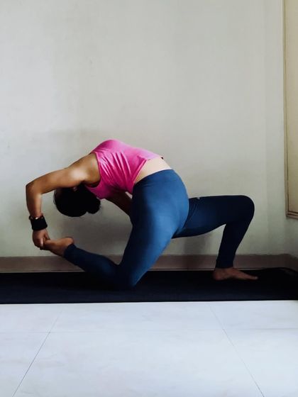 Happy International Yoga Day. A deep, twisting backbend to celebrate the joy and gift of yoga.