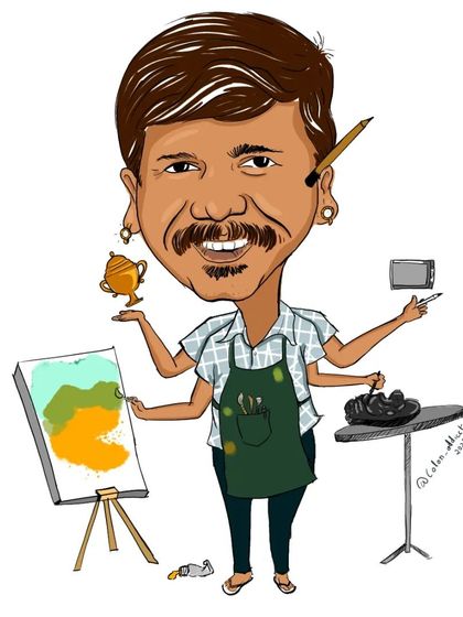 Kalaa Rahasya - Custom Portraits & Illustrations Digital Caricatures & Gifts photo 16