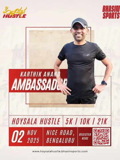Ambassador Karthik Anand is a key part of our "no runner left behind" philosophy. He'll be there to encourage you every step of the way.
