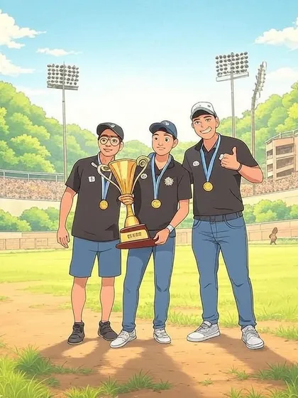 Another Ghibli-inspired artwork of our champions, celebrating our success with a unique and artistic flair.