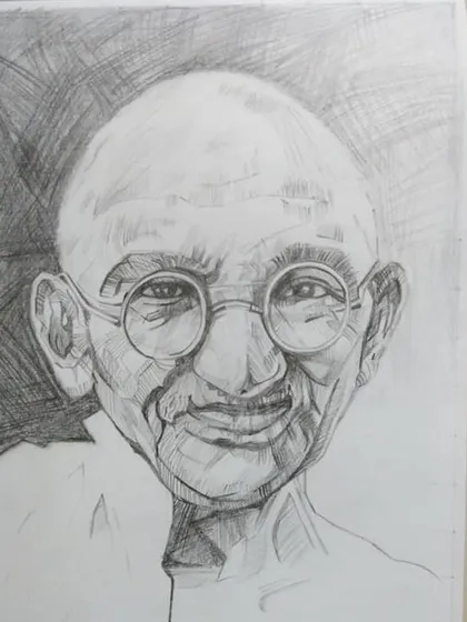 The portrait is coming along beautifully. The grid method is a wonderful tool for achieving accurate proportions.