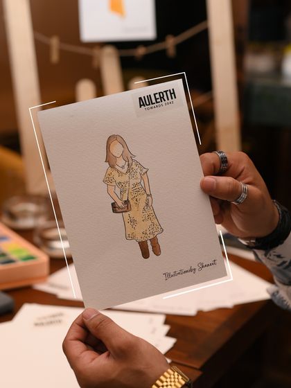 As a special touch, guests at our Asper event received personalized live silhouette illustrations, creating a unique and memorable keepsake from the evening.