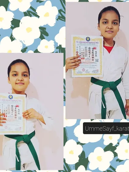 Another belt upgrade. This dedicated student has earned her green belt, and I couldn't be prouder of her progress. 💚