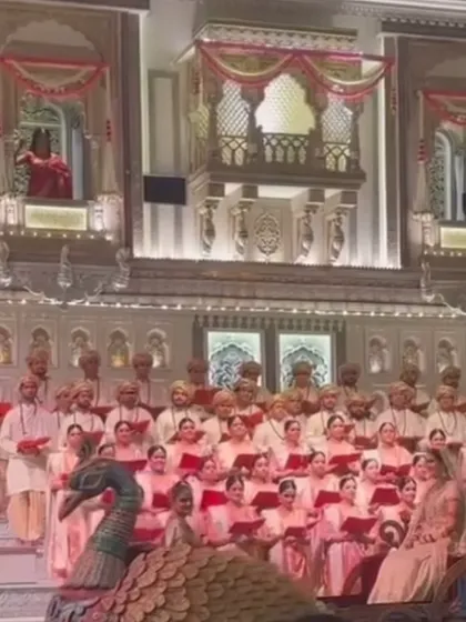 Performing as part of a grand choir for the Anant Ambani and Radhika Merchant wedding celebrations. Being trusted to be a part of such a monumental event was an incredible experience, showcasing our ability to deliver large-scale choral performances.