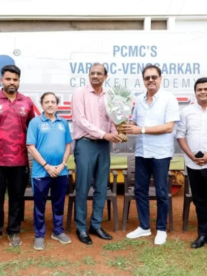 Welcoming the Deputy Commissioner of PCMC, Mr. Pankaj Patil, to the Varroc Cup finals.