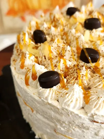 Something new is cooking. A sneak peek at our upcoming Mocha cake, a treat for all the coffee lovers out there.