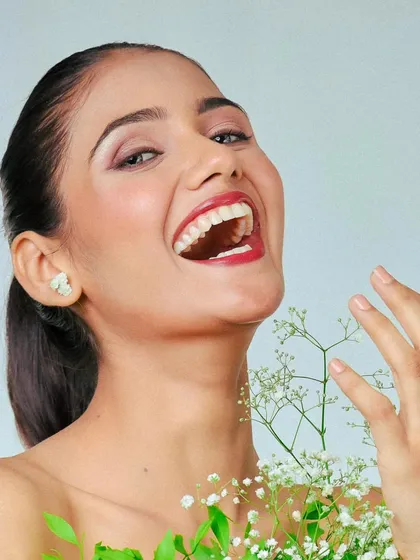 A close-up on a huge, happy laugh. This shot is infectious and full of life, a great addition to any commercial portfolio.