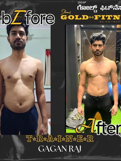 Here is another great example of building a defined physique. Trainer Gagan Raj worked with this client to shed body fat and carve out a lean, athletic look.