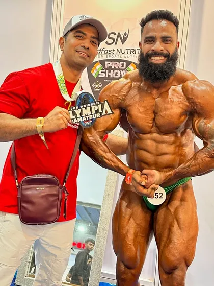 This is the result of pure dedication. My student, Bantu Rathore, achieving his dream and becoming Mr. Amateur Olympia. We turn aspirations into reality, one championship at a time.