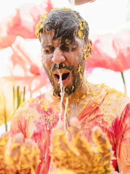WhatKnot - Wedding Photography & Videography The Haldi Edit: Colours, Chaos & Laughter photo 22
